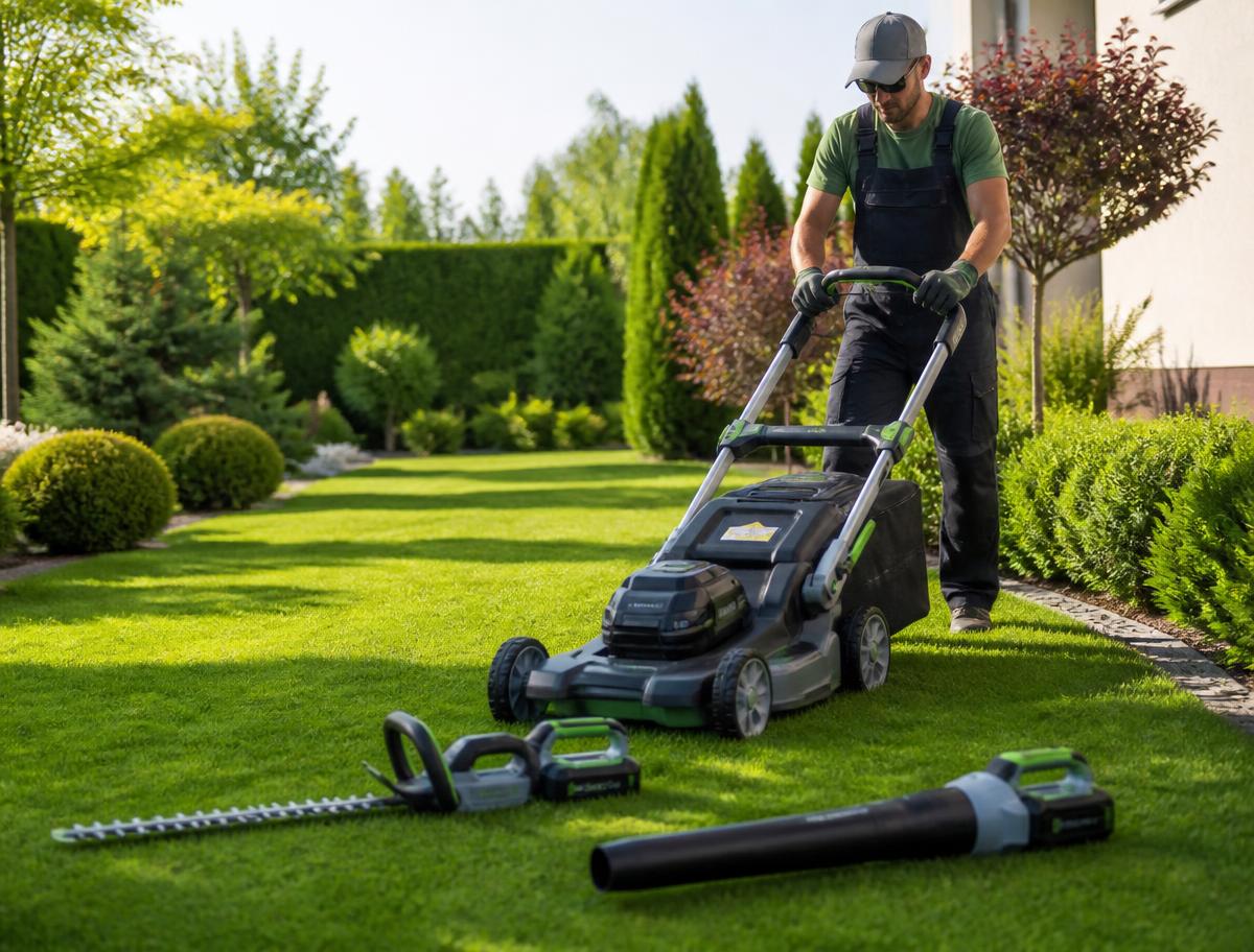 Landscaping & Grounds — equipment in use
